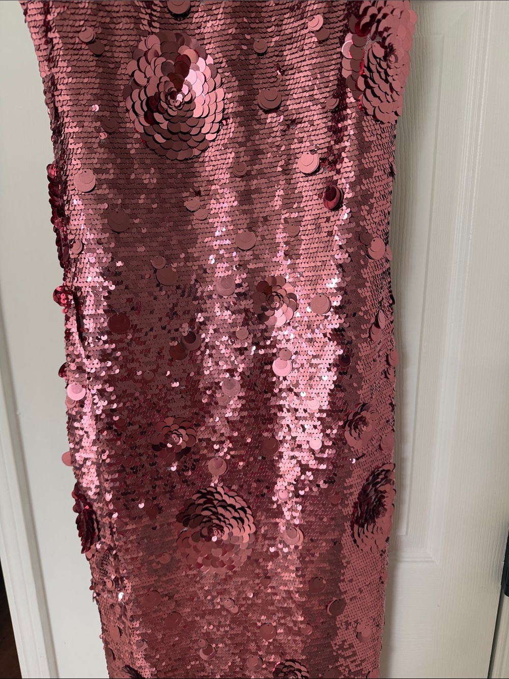 The New Arrivals Ilkyaz Ozel Isis Sequined Gown PINK - Picture 4 of 10